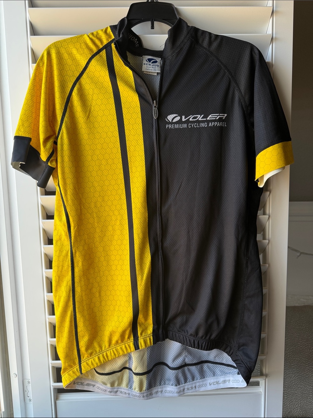 Voler Premium Cycle Apparel Yellow & Black Cycling Jersey